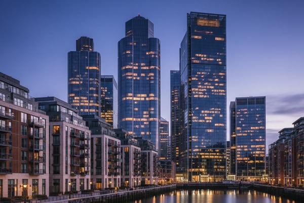 Rental property in Canary Wharf, London